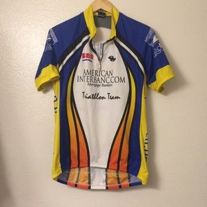 Triathlon team exercise shirt top work out Xl